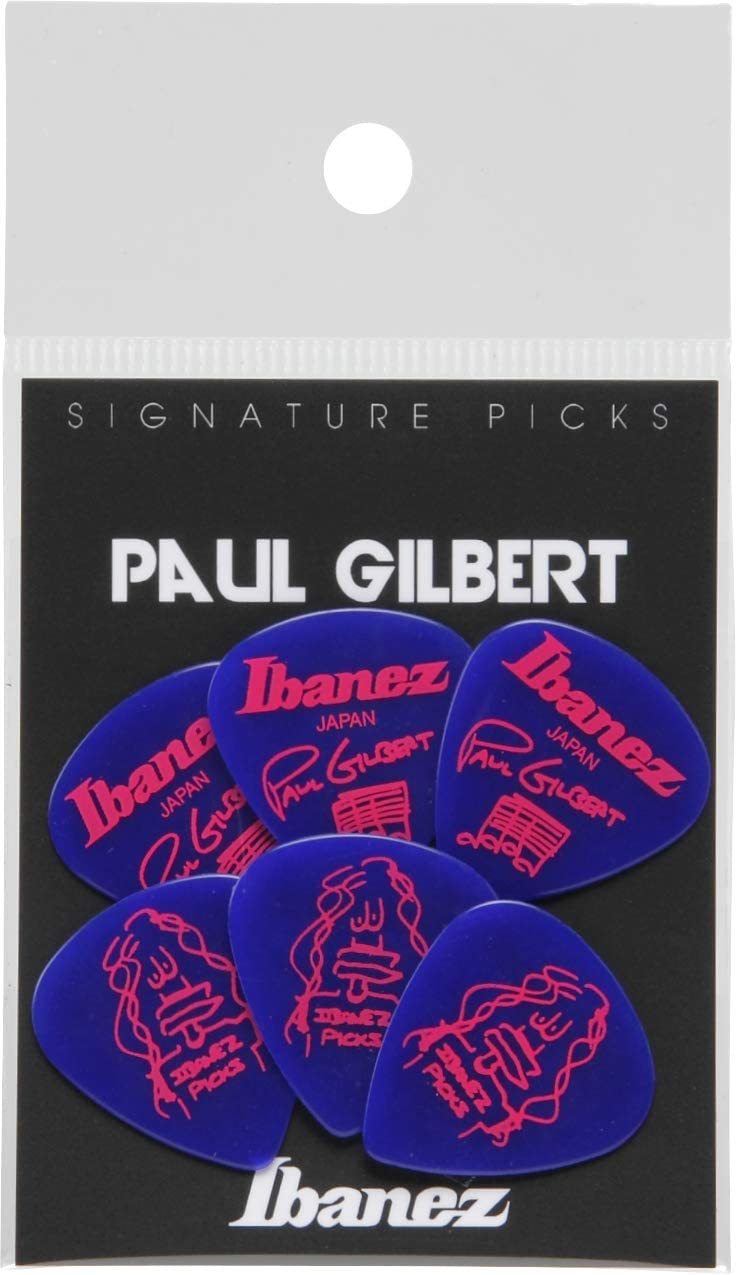 PACK DE 6 UÑETAS IBANEZ B1000PG JB PAUL GILBERT AZUL - 4