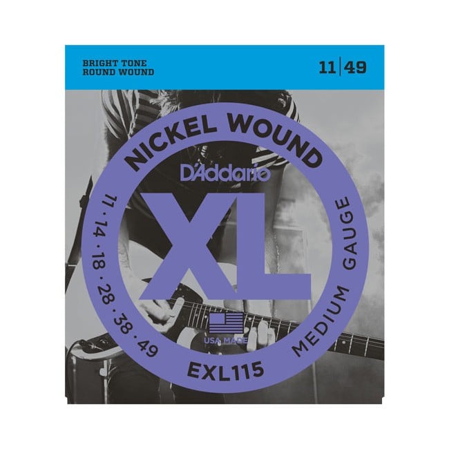 SET DE CUERDAS PARA GUITARRA ELÉCTRICA DADDARIO EXL115 11-49 - 1