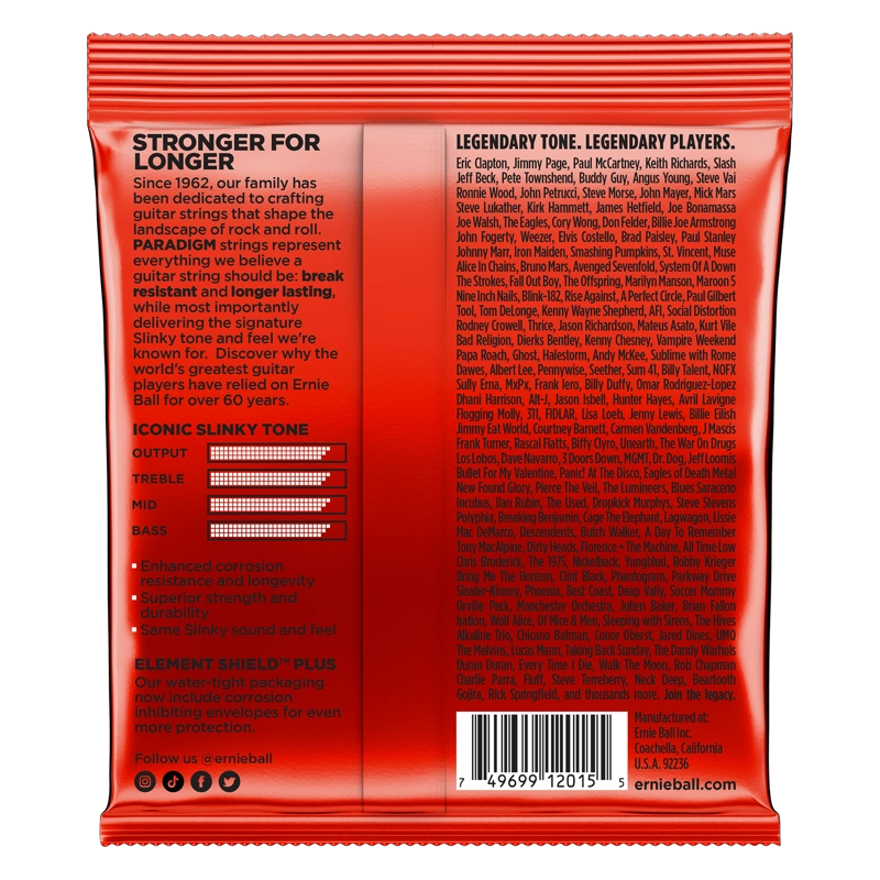 CUERDAS GUITARRA ELE CTRICA ERNIE BALL 2015 PARADIGM 10/52 - 2