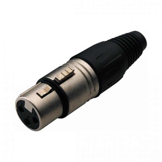 CONECTOR XLR HEMBRA RCL10001P DE PLASTICO ROCKBAG - 1