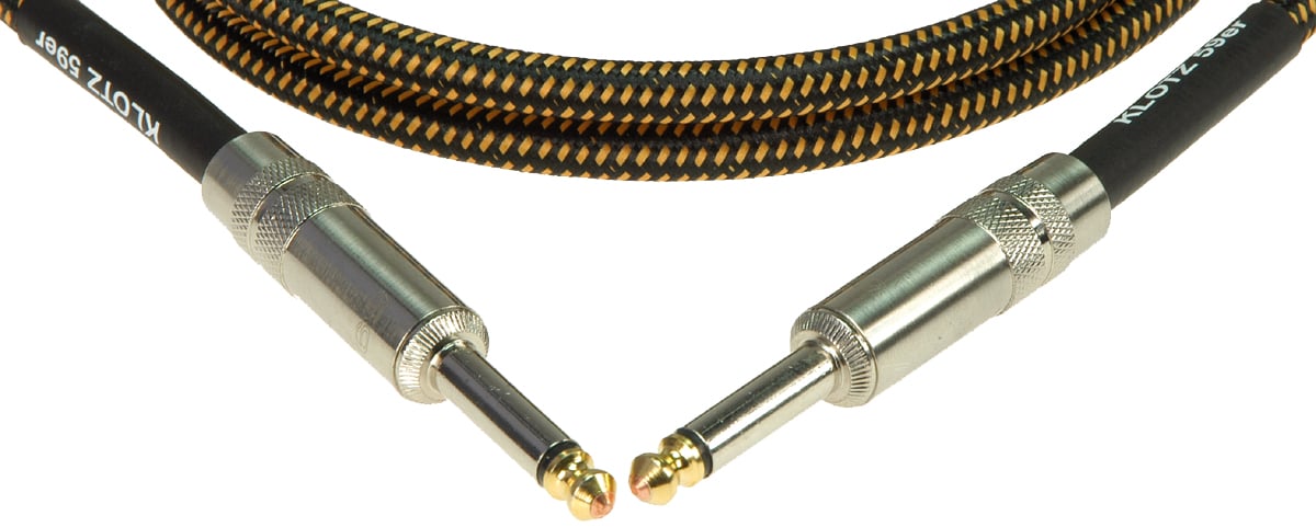 CABLE DE INSTRUMENTO VINTAGE KLOTZ VIN-0600 6M TWEED - 3