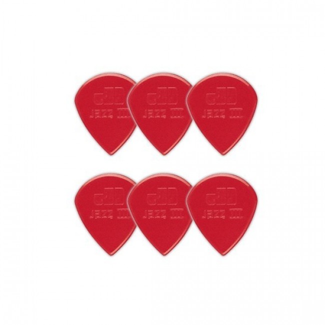 PACK DE 6 UÑETAS DUNLOP 47P3N JAZZ III - 1