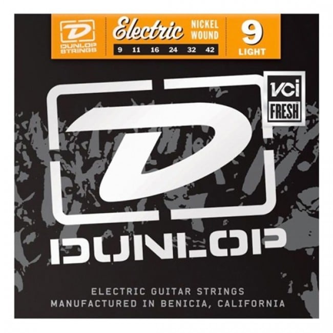 SET CUERDAS DUNLOP GUITARRA ELÉCTRICA DEN0942 9-42 - 1