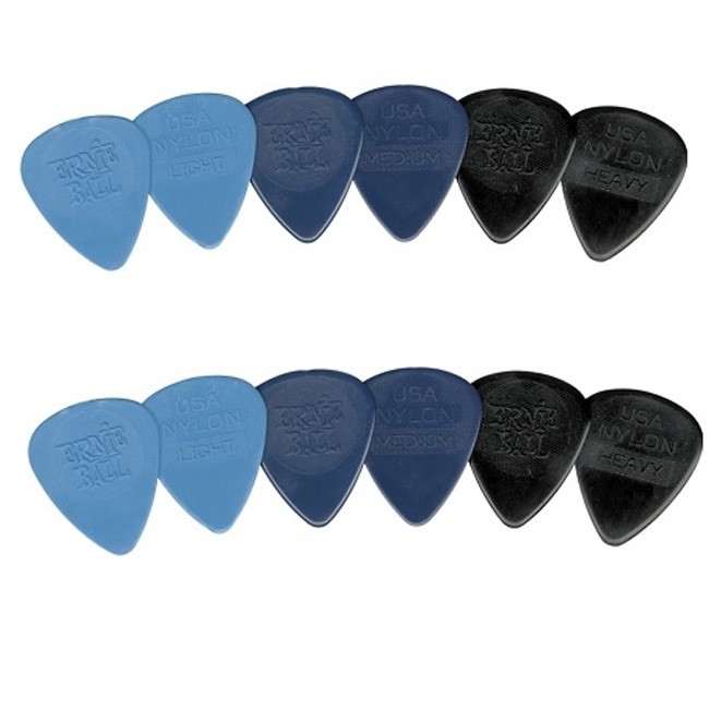PACK DE 12 UÑETAS 9137 12 NYLON PICKS H ERNIE BALL - 1
