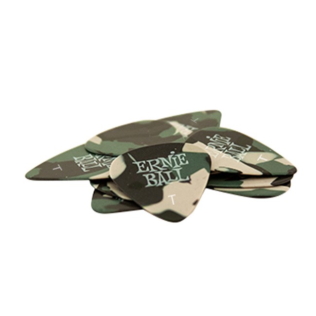 PACK DE 12 UÑETAS ERNIE BALL 9221 12 CAMOUFLAGE T - 1