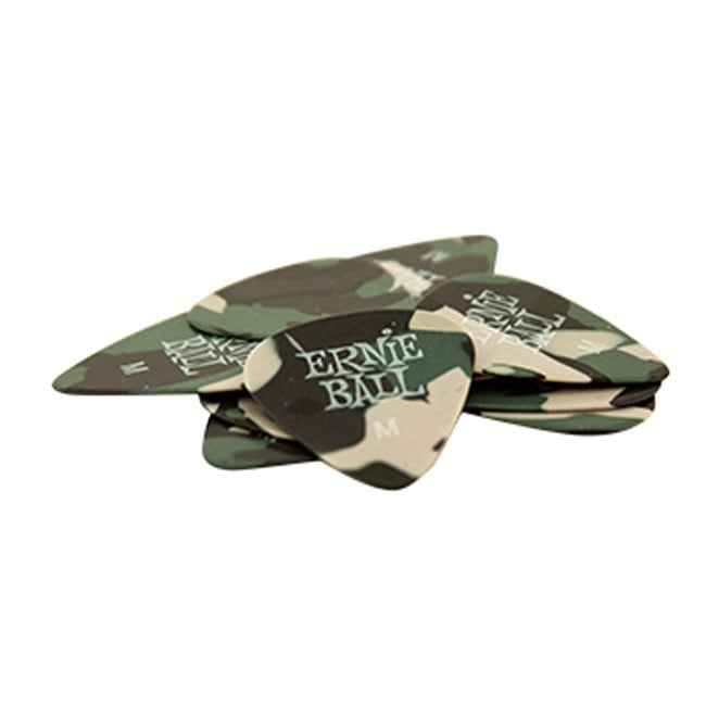 PACK DE 12 UÑETAS ERNIE BALL 9222 12 CAMOUFLAGE MD - 1