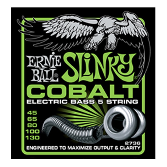 CUERDAS DE BAJO ERNIE BALL 2736 COBALT BASS 5-STR SL - 1