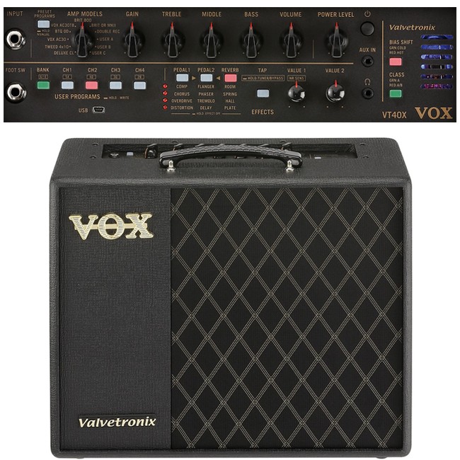 AMPLIFICADOR DE GUITARRA VOX VT40X - 1