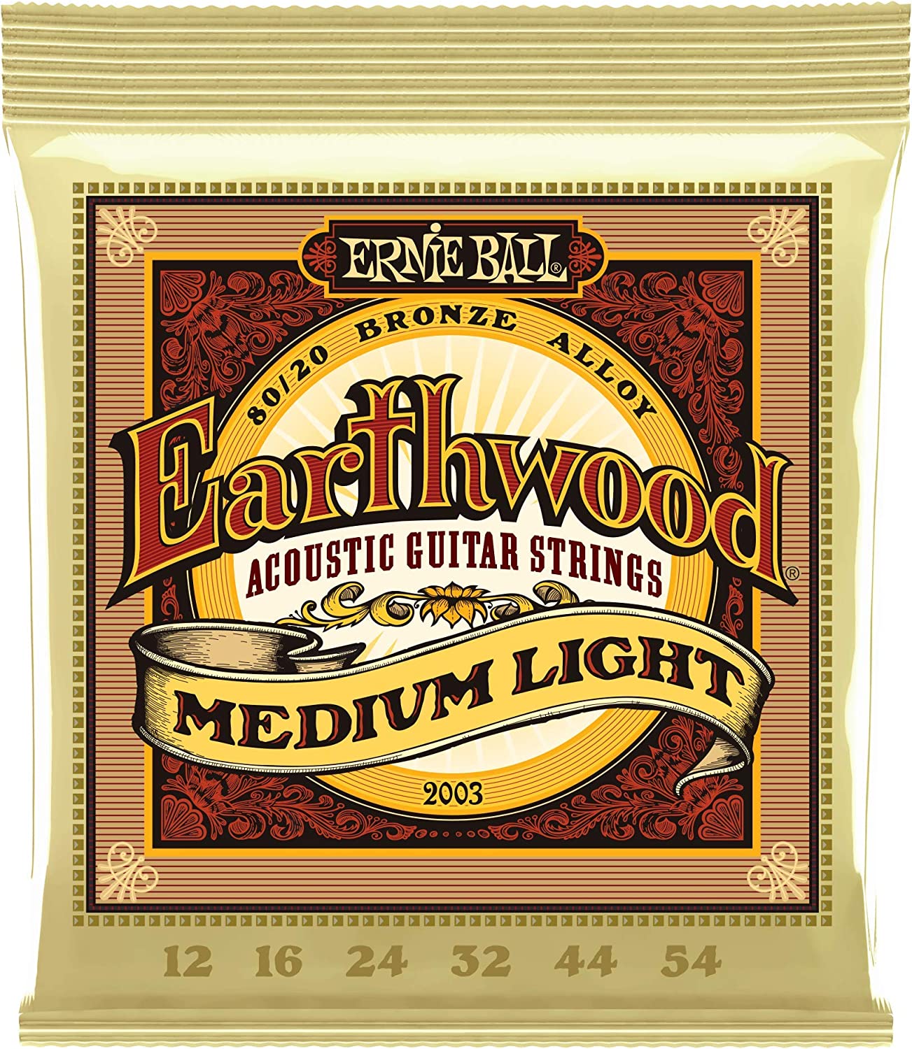 SET DE CUERDAS DE GUITARRA FOLK ERNIE BALL 2003 12/54 - 1