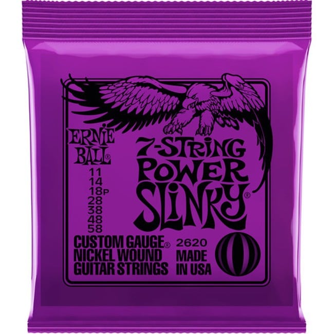 SET DE CUERDAS DE GUITARRA ELÉCTRICA ERNIE BALL 2620 7 11/58 - 1