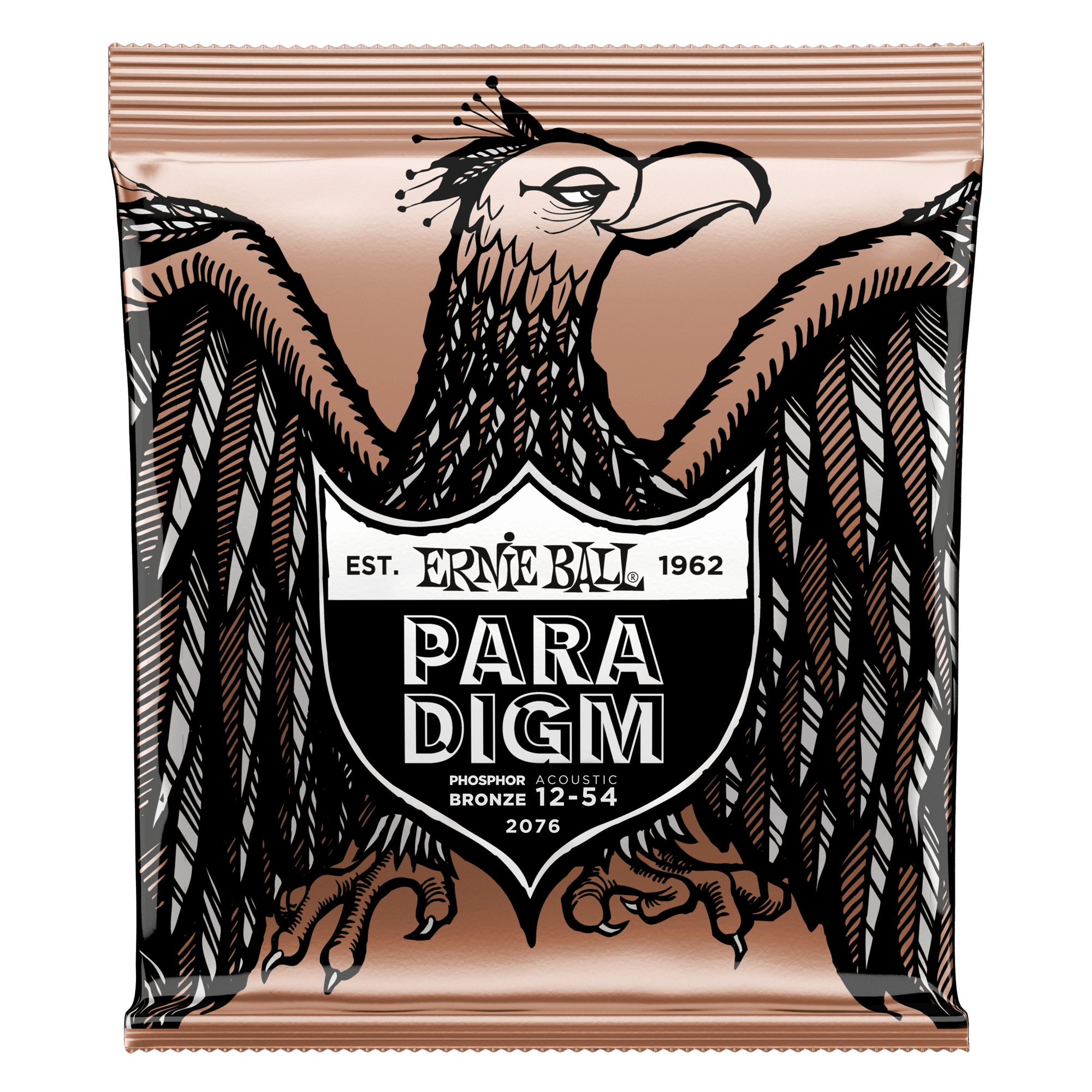 CUERDAS ERNIE BALL 2076 FOLK PARADIGM MED LIGHT PHOSP. 12/54 - 3