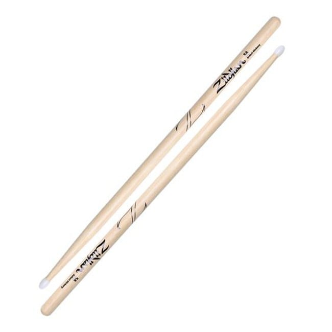 BAQUETA DE MADERA ZILDJIAN 5A Z5AN PUNTA DE NYLON - 1