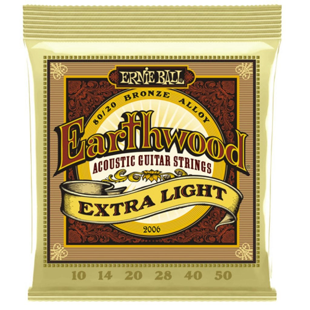 SET DE CUERDAS GUITARRA FOLK ERNIE BALL 2006 EXTRA LIGHT - 1