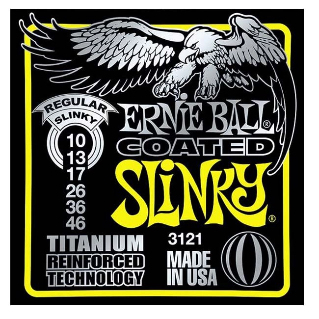 CUERDAS GUITARRA ELE CTRICA ERNIE BALL 3121 COATED REGULAR - 1