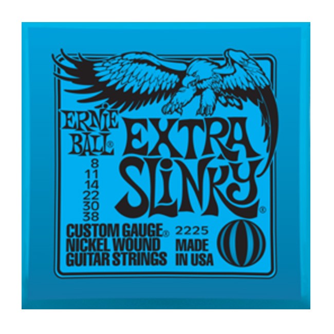 SET CUERDAS GUITARRA ELÉCTRICA ERNIE BALL 2225 EXTRA - 1