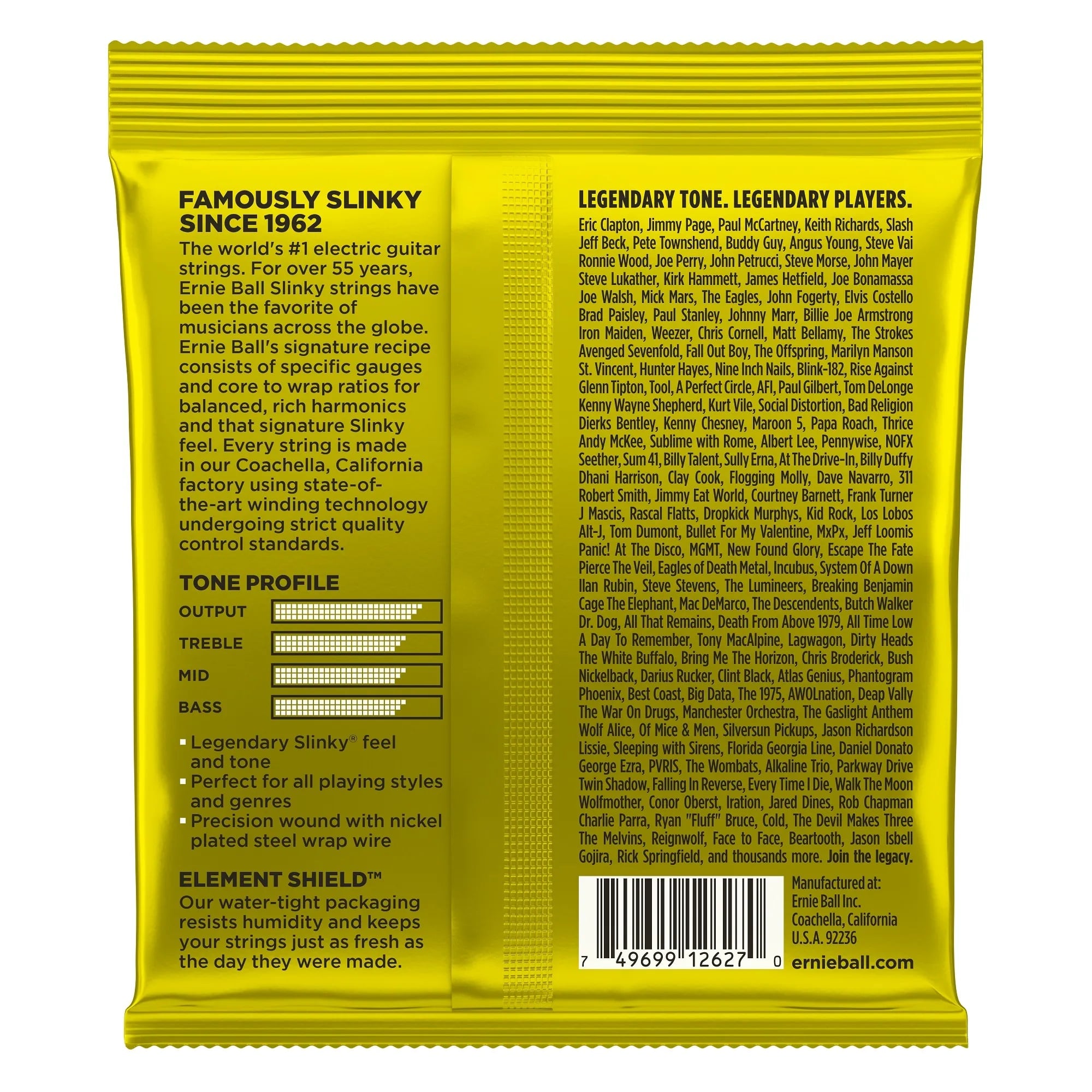 SET CUERDAS GUITARRA ELÉCTRICA ERNIE BALL 2627 BEEFY - 2