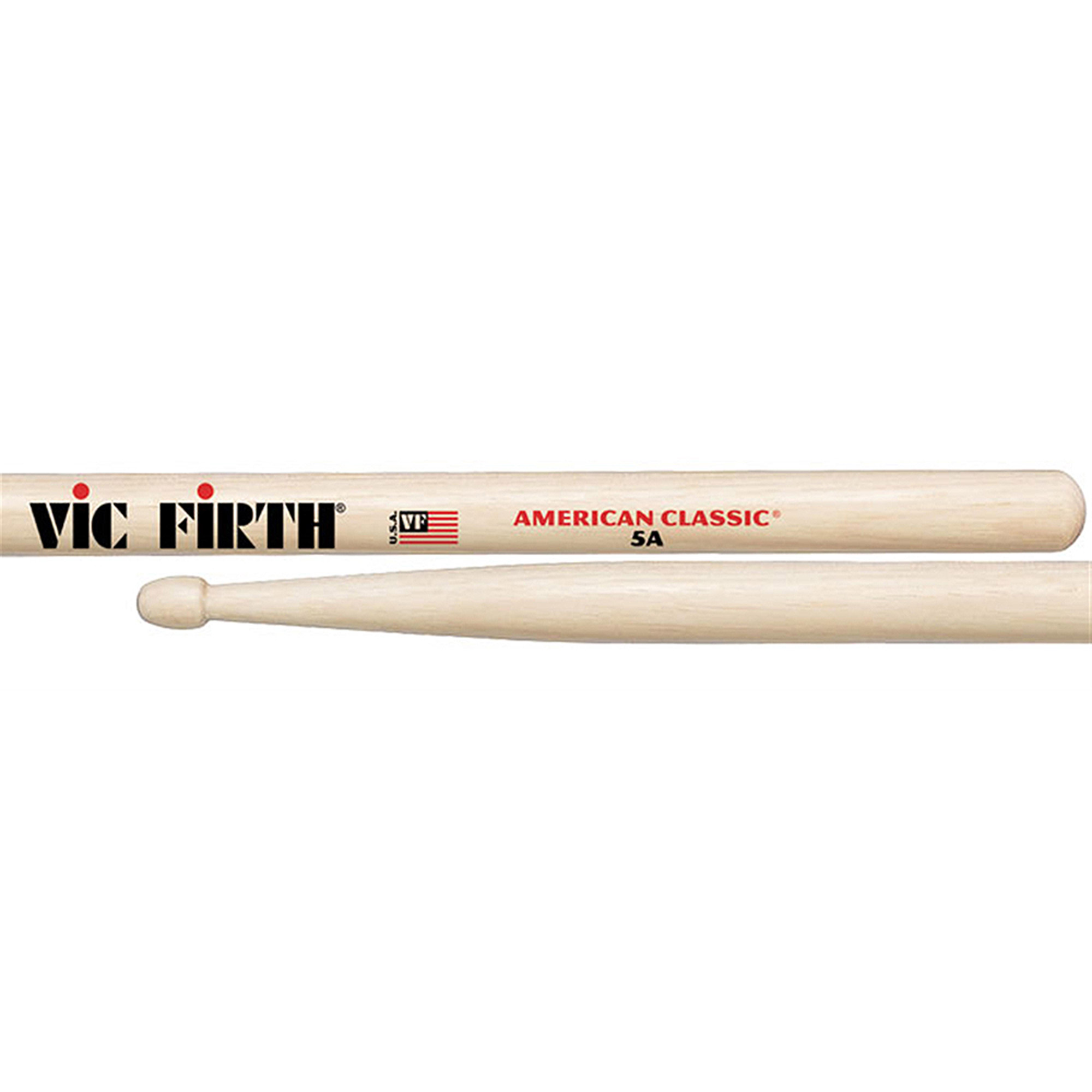 BAQUETA VIC FIRTH 5A PUNTA DE MADERA - 3