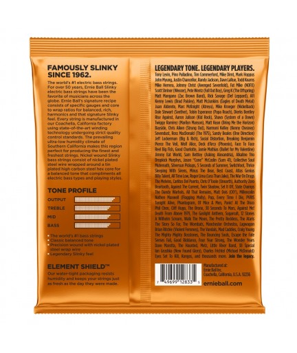 CUERDAS BAJO ERNIE BALL 2833 BASS HYBRID SLINKY - 2