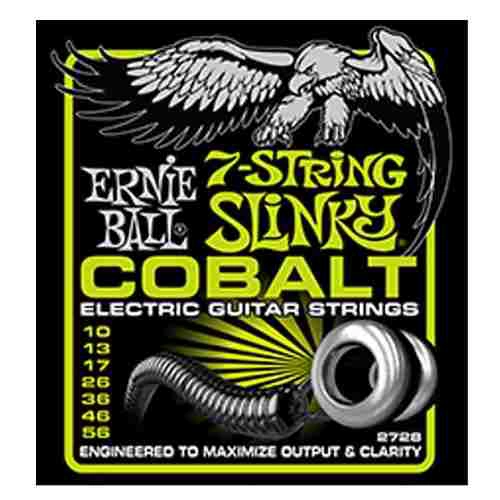 CUERDAS GUITARRA ELECTRICA ERNIE BALL P02728 COBALT 7 - 1