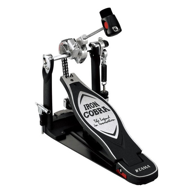 PEDAL DE BOMBO SIMPLE TAMA HP900PN IRON COBRA CON CASE - 1