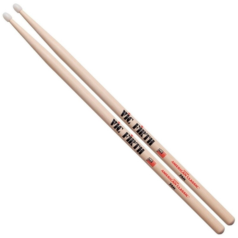 BAQUETAS VIC FIRTH 7AN 7A PUNTA DE NYLON - 2