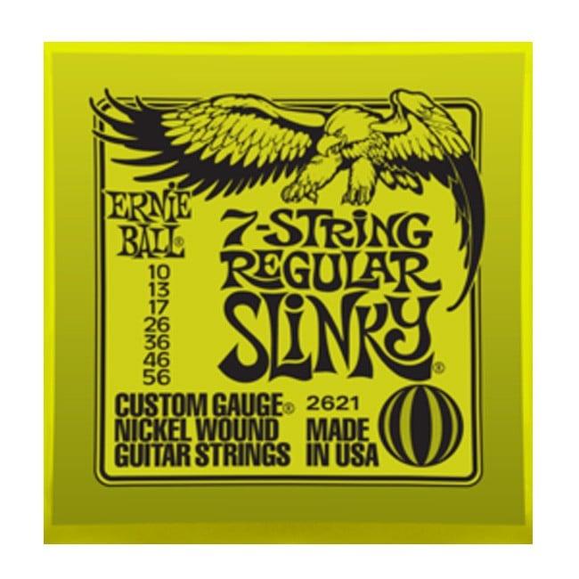 SET CUERDAS GUITARRA ELÉCTRICA ERNIE BALL 2621 7 REGULAR - 1