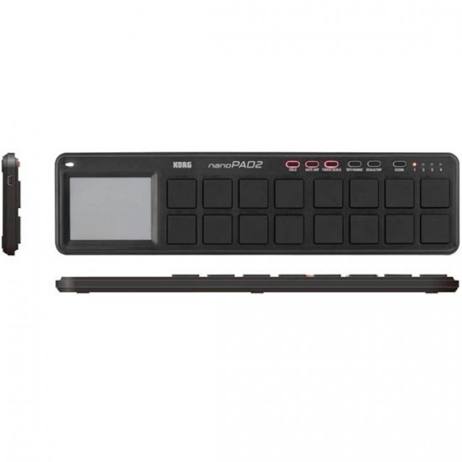 CONTROLADOR MIDI KORG NANOPAD2 COLOR NEGRO - 1