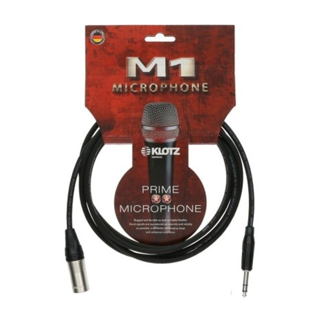 CABLE XLR MACHO-PLUG STEREO KLOTZ M1MS1K0300 3 METROS - 1