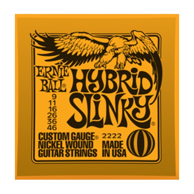 SET CUERDAS GUITARRA ELÉCTRICA ERNIE BALL 2222 HYBRID - 1
