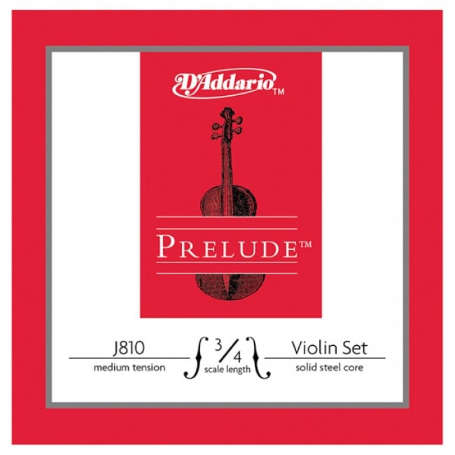 SET DE CUERDAS PARA VIOLÍN DADDARIO J810 3/4M 3/4 MEDIUM - 1