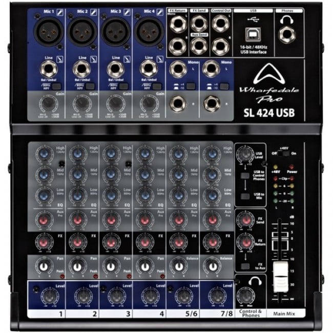 MIXER WHARFEDALE SL 424 USB - 1