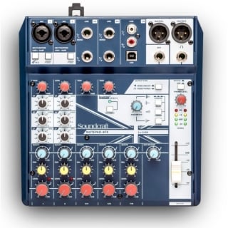MIXER ANÁLOGO SOUNDCRAFT USB NOTEPAD-8FX - 1