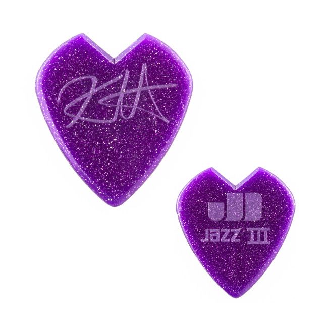 PACK UÑETAS DUNLOP HAMMET PURPLE SPRKL JAZZ - 1