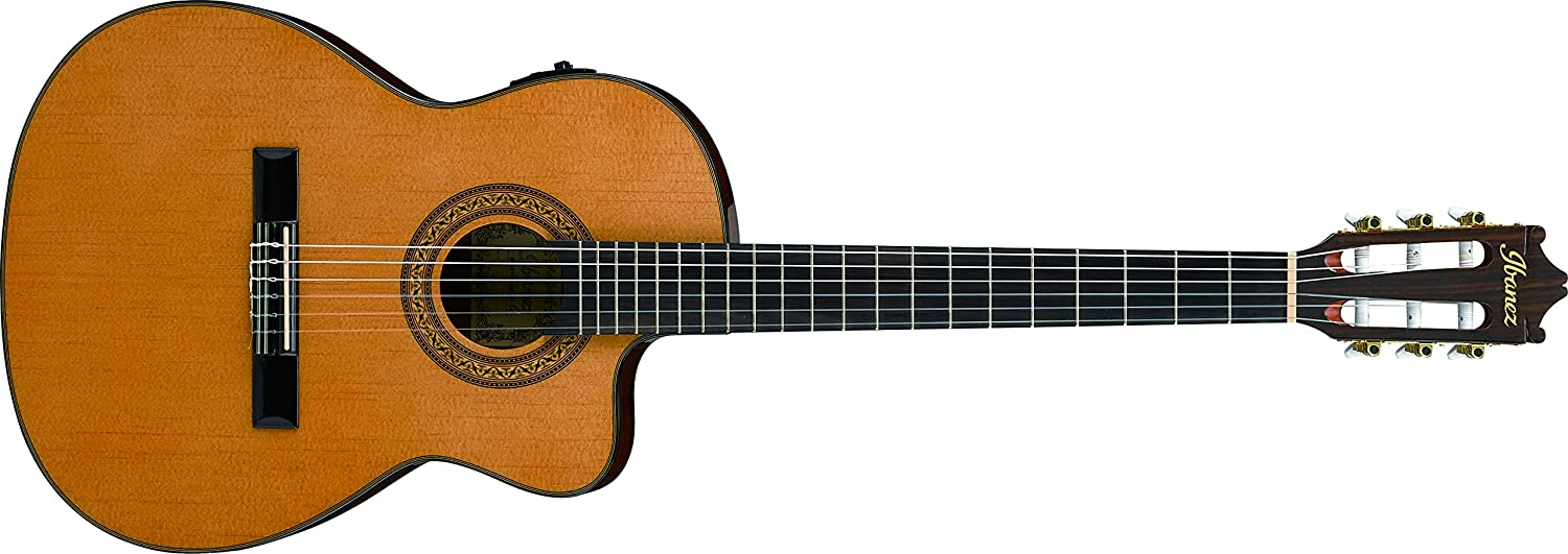 GUITARRA ELECTROACUSTICA NYLON IBANEZ GA5TCE AMBER (AM) - 3