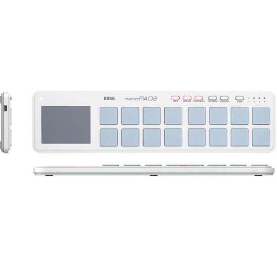 CONTROLADOR MIDI KORG NANOPAD2 COLOR BLANCO - 1
