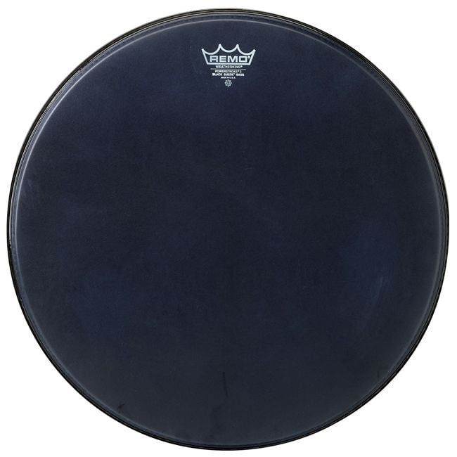 PARCHE REMO BLACK SUEDE POWERSTROKE 20 PULGADAS P3-1820-ES - 1