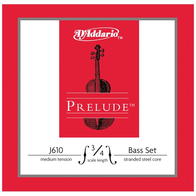 SET DE CUERDAS DADDARIO MEDIUM J610 PARA CONTRABAJO 3/4 - 1