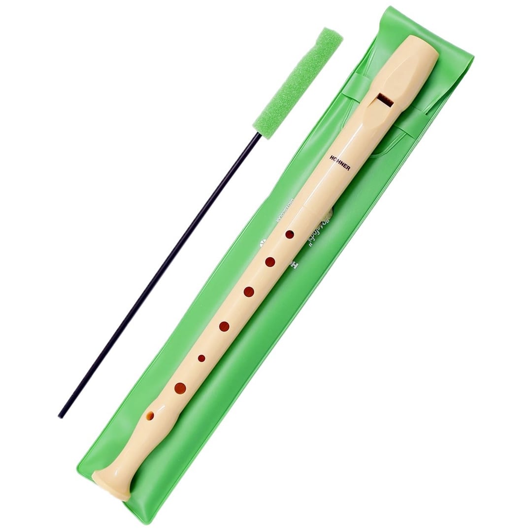 FLAUTA DULCE SOPRANO HOHNER CON LIMPIADOR Y FUNDA - 1