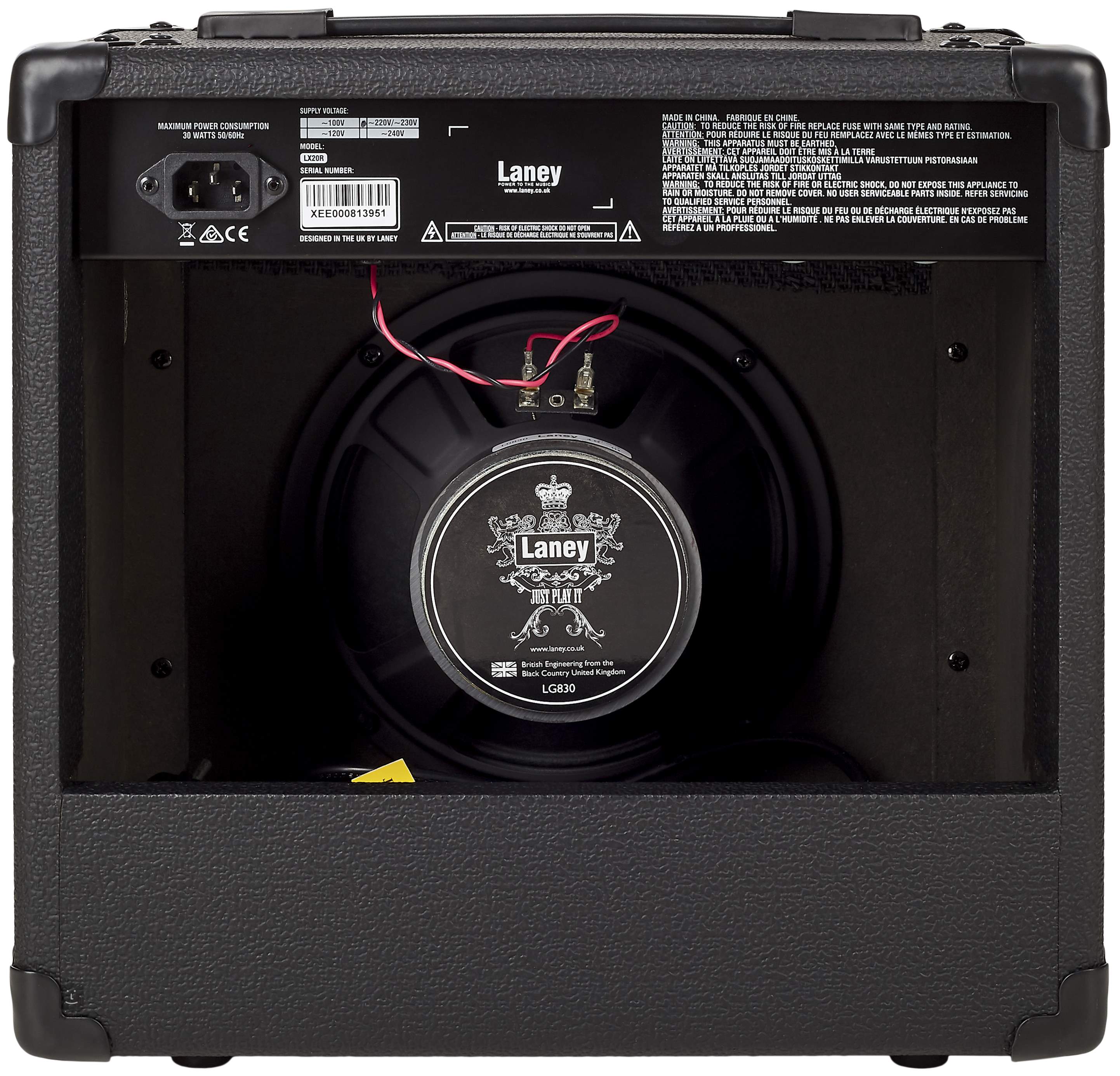 AMPLIFICADOR DE GUITARRA ELÉCTRICA LANEY LX20R - 3