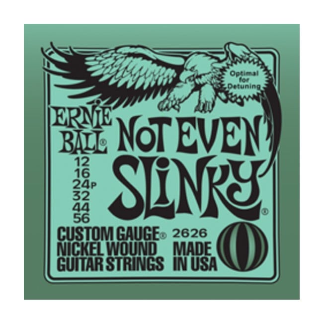 SET CUERDAS GUITARRA ELÉCTRICA ERNIE BALL 2626 NOT EVEN - 1
