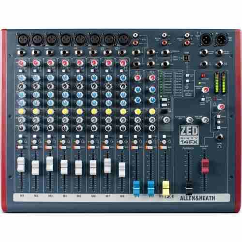 MIXER ALLEN & HEATH ZED60-14FX USB CON EFECTOS - 1