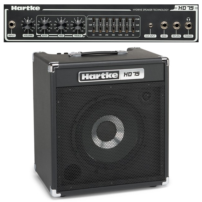 AMPLIFICADOR DE BAJO HARTKE SYSTEM HD75 75 WATTS - 1