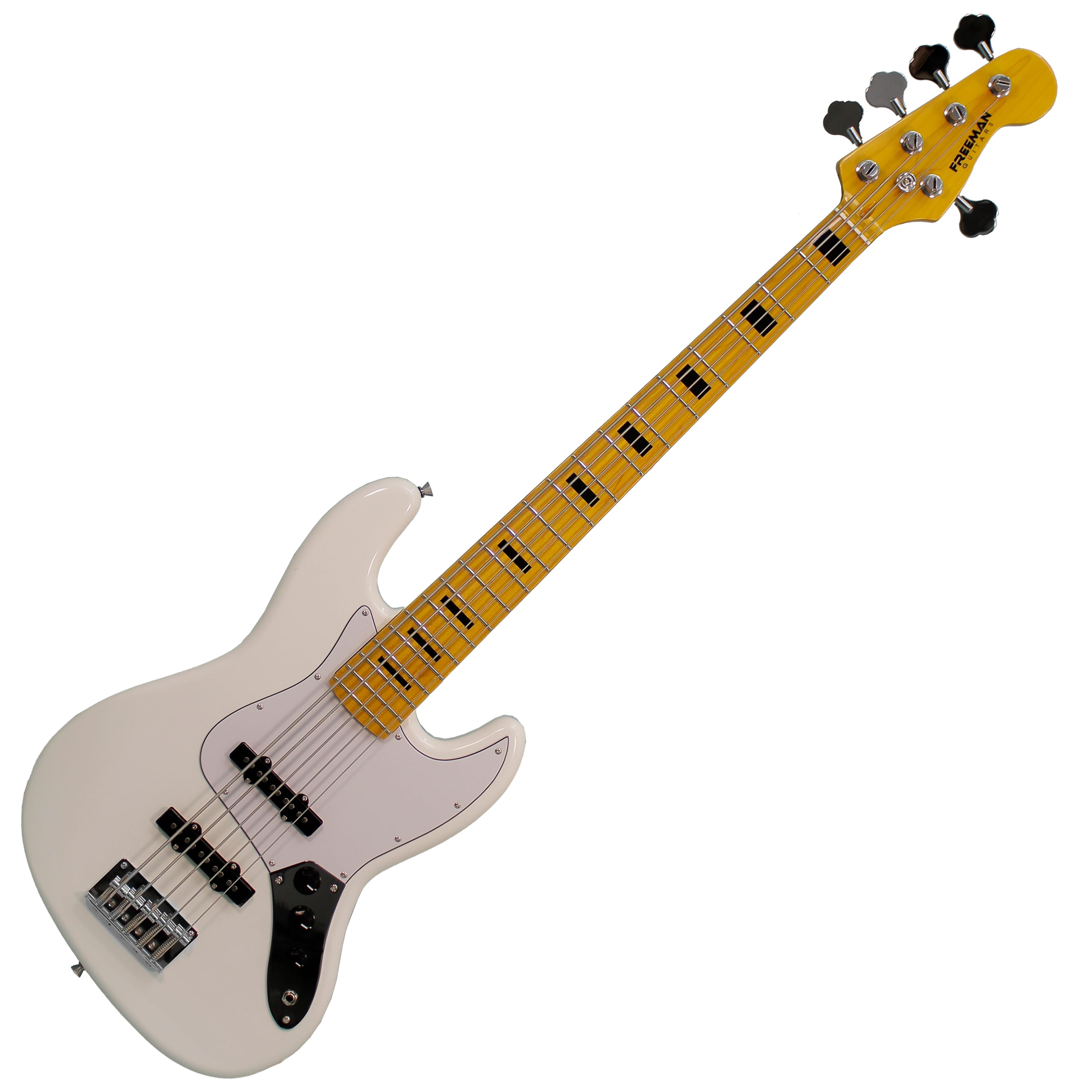 BAJO ELÉCTRICO FREEMAN JB5MP 5 CUERDAS - WHITE - 1