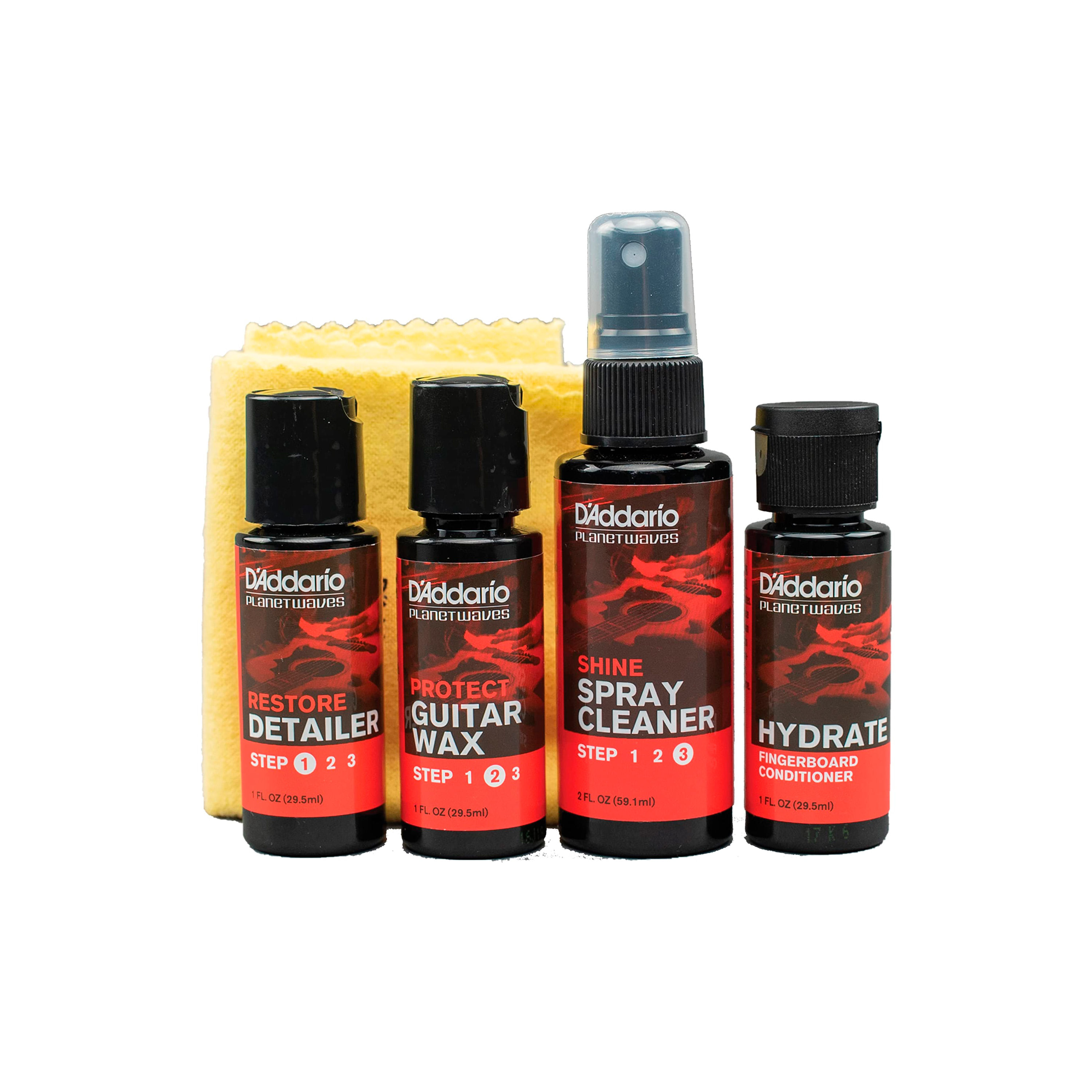 KIT DE LIMPIEZA Y MANTENCIÓN DE GUITARRA D'ADDARIO PW-GCB-01 - 1