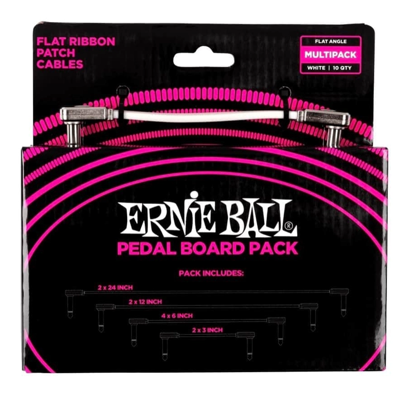 PACK CABLES PATCH PARA PEDALBOARD ERNIE BALL FLAT P06387 - 2