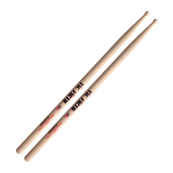 BAQUETAS VIC FIRTH AMERICAN CLASSIC 5ABRL PUNTA DE MADERA - 1
