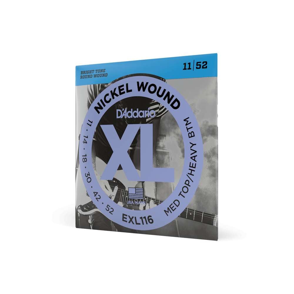 CUERDAS PARA GUITARRA ELE CTRICA DADDARIO 11-52 EXL116 - 4