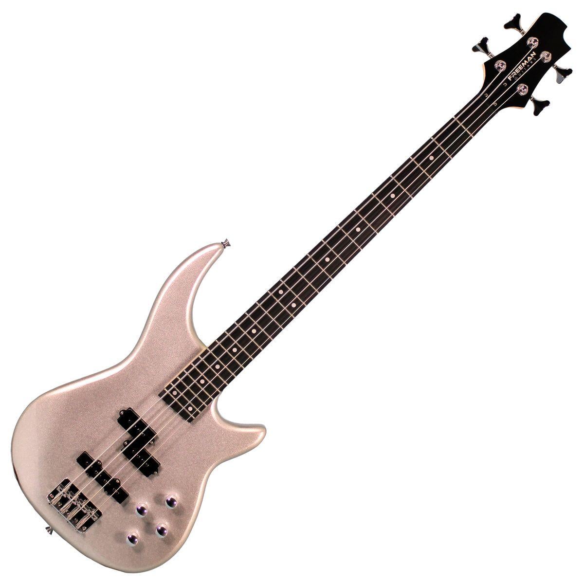 BAJO ELE CTRICO FREEMAN E84 PJ ACTIVO SILVER PLATEADO - 1