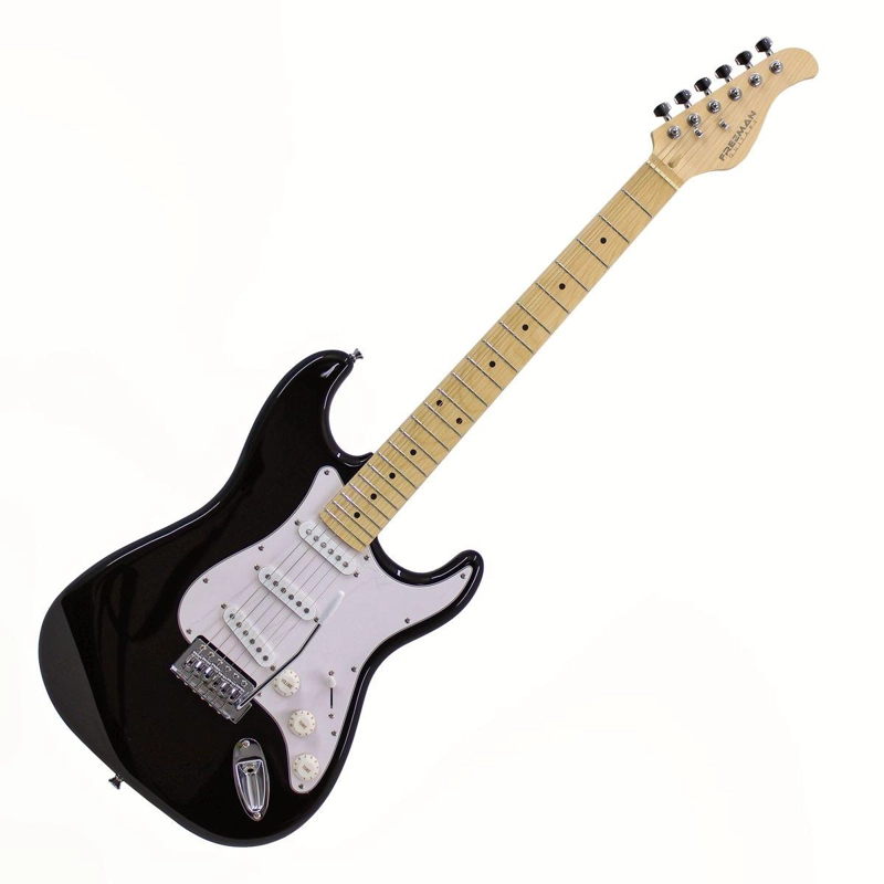 GUITARRA ELE CTRICA FREEMAN STRATOCASTER SST-311 NEGRA - 1