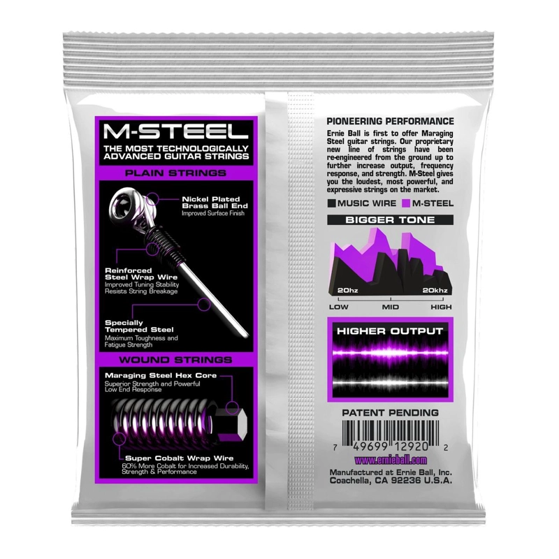 CUERDAS GUITARRA ELE CTRICA ERNIE BALL 11-48 PWR M-STEEL 2920 - 2